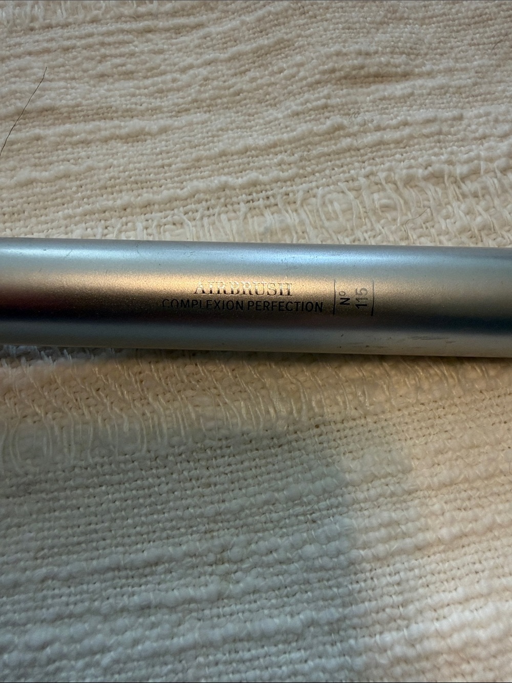 Silver Makeup Brush Set, Set of 4, Mixed Use & Brands, VGUC - Picture 3 of 6